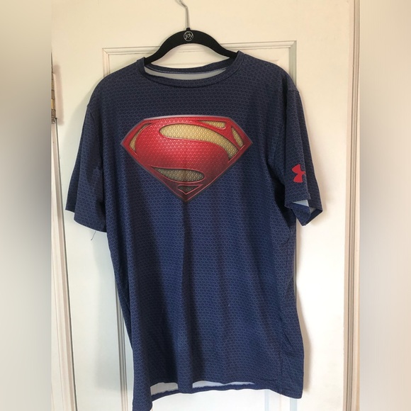 Under Armour Alter Ego Compression workout Shirt Superman - Picture 1 of 2